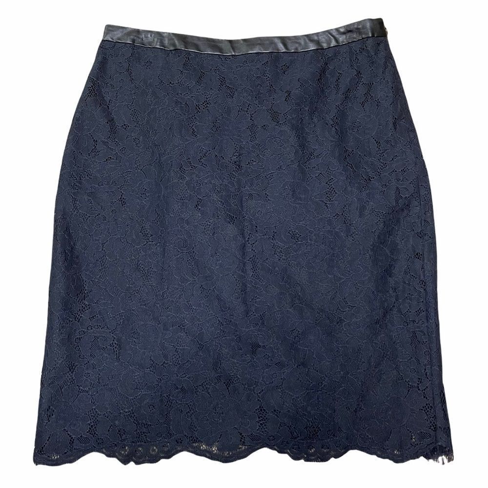 C. Wonder Black Lace Pencil Skirt Size 4